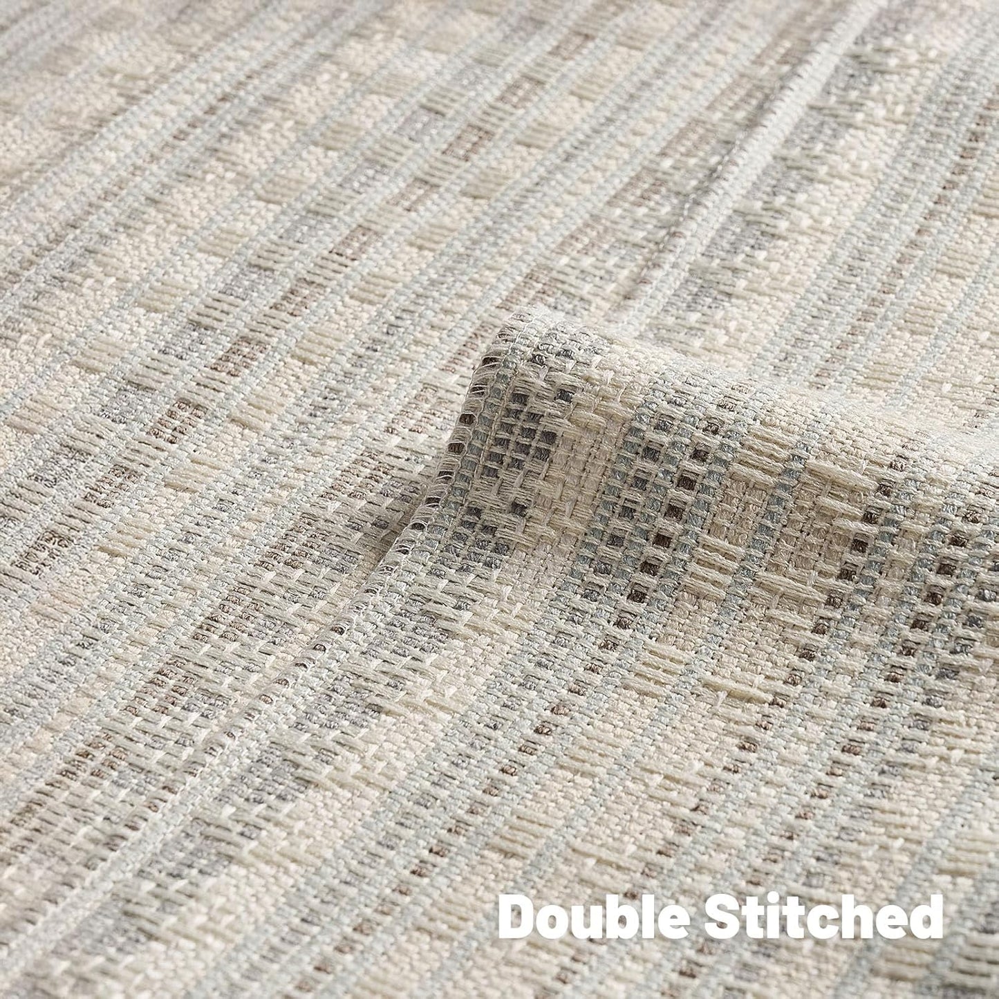 FUTEI Grey White Decorative Throw Pillow Covers 12x20 Inch Set of 2,Soft Cozy Chenille Jacquard Textured Pillow Case,Boho Home Decor for Couch Bed Living Room