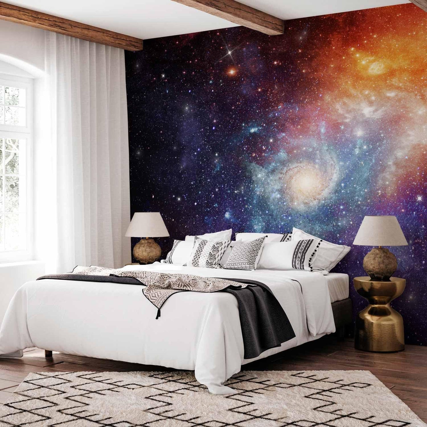 artgeist Wall Mural Cosmos Galaxy 98x69 in - XXL Non-Woven Wallpaper Fleece Wall Decor Photo Print Picture Image Design Home f-C-0101-a-a