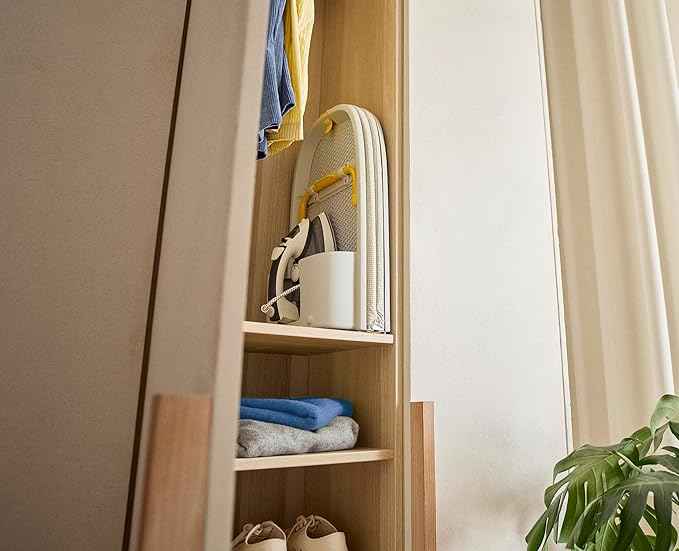 Joseph Joseph Pocket Max Portable Folding Tabletop Ironing Board, 43" Surface, Integrated Iron Storage Hook