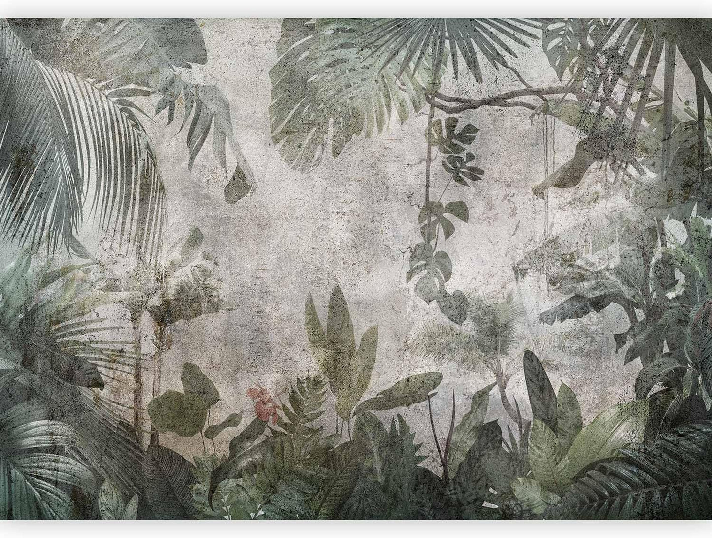 artgeist Wall Mural Tropical Leaves 154x110 in - XXL Peel and Stick Self-Adhesive Wallpaper Removable Large Sticker Foil Wall Decor Print Picture Image Design Jungle Nature Monstera b-C-0821-a-a