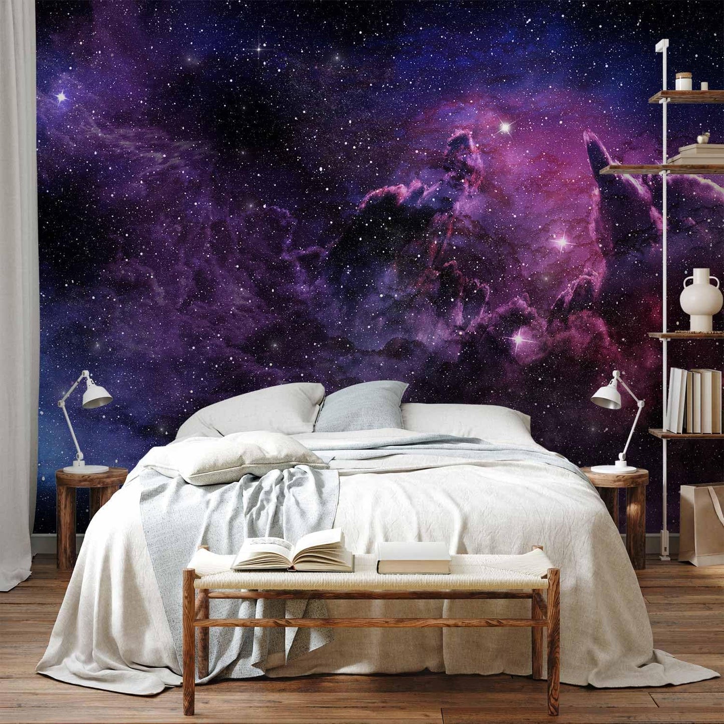 artgeist Wall Mural Cosmos Galaxy 177x124 in - XXL Non-Woven Wallpaper Fleece Wall Decor Photo Print Picture Image Design Home a-C-0022-a-a