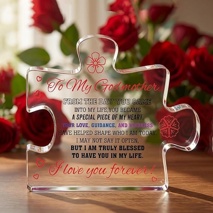 Godmother Gifts from Godchild, Godmother Gift for Women, Mothers Day Gifts for Godmother, God Mother Gifts Birthday Christmas Gift for Godmom Madrina