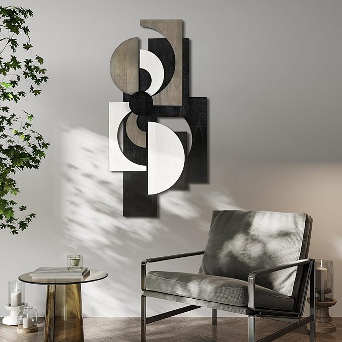 Empire Art Direct Luminous Whisper & Dusk Hand Made & Hand Finished Dimensional Solid Wood Abstracts