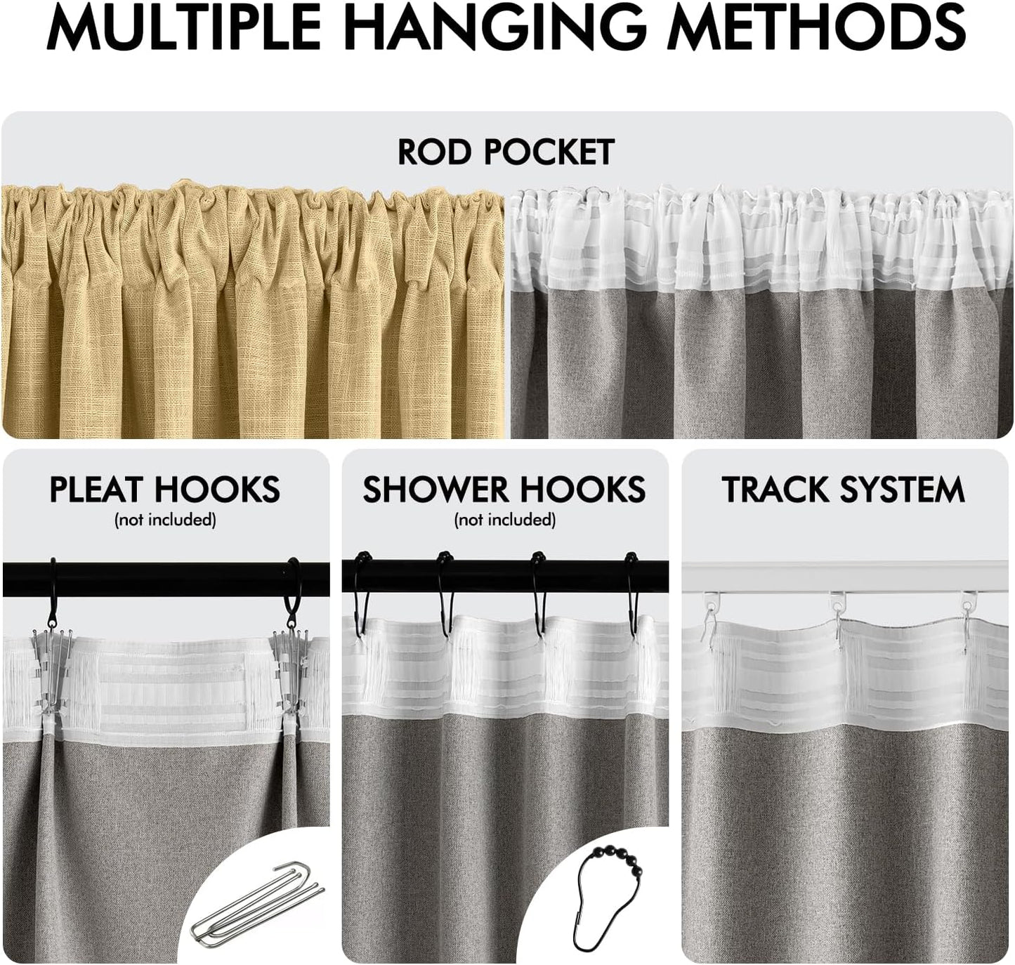 MIULEE Yellow 100% Blackout Linen Curtains 84 Inch 2 Panels Set Double Sided No Coating Pleated Back Tab Black Out Long Thermal Insulated Pinch Pleat Bedroom Living Room Darkening Window Drapes