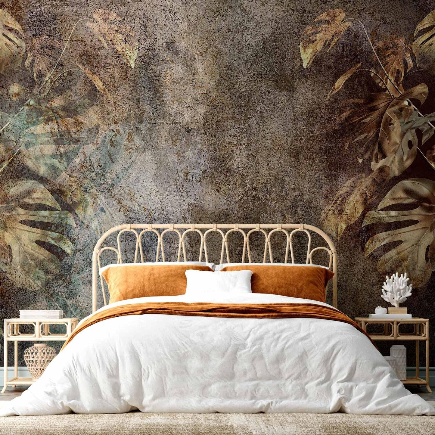 artgeist Premium Wall Mural Monstera 79x55 in - Non-Woven Wallpaper Fleece Wall Decor Photo Print Picture Image Design Nature Botanical Abstract Plants b-C-0859-a-a