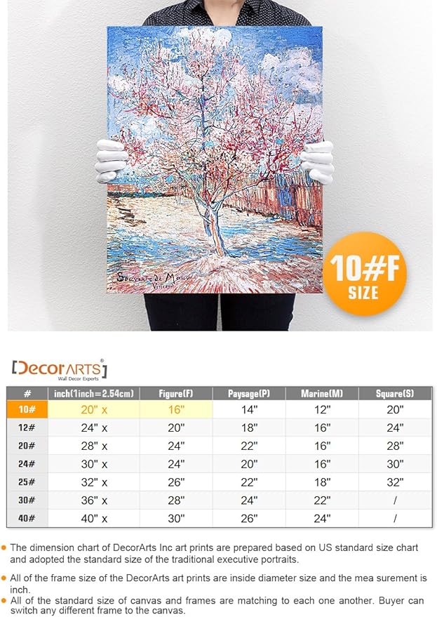DECORARTS - Reminiscence of Mauve. Vincent Van Gogh Reproductions. Giclee Print for Wall Decor. 16x20