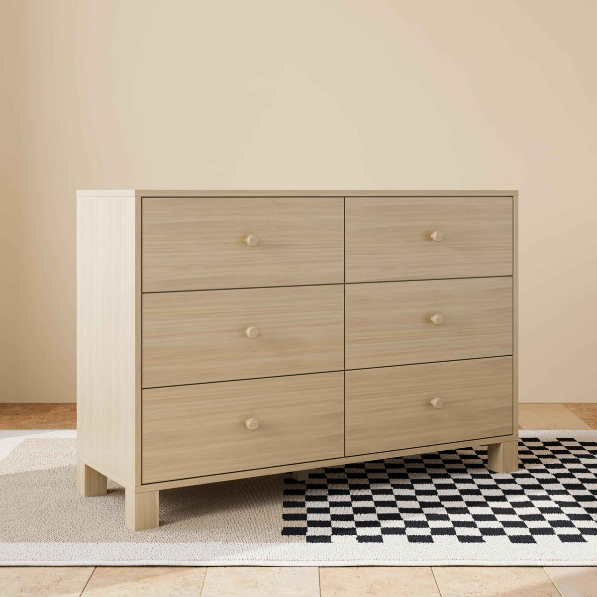 California 6 Drawer Double Dresser