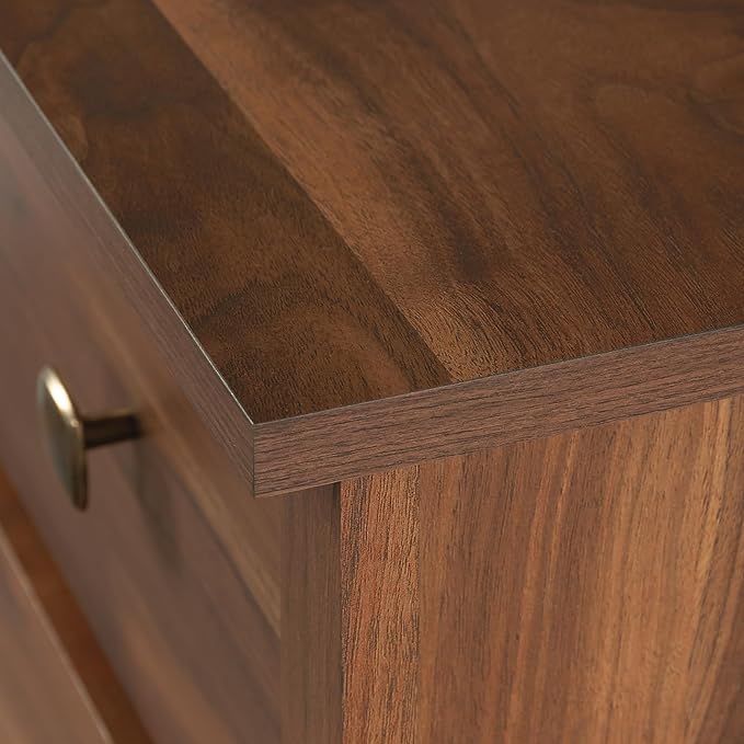 Sauder River Ranch 4-Drawer Dresser Chest, Grand Walnut Finish