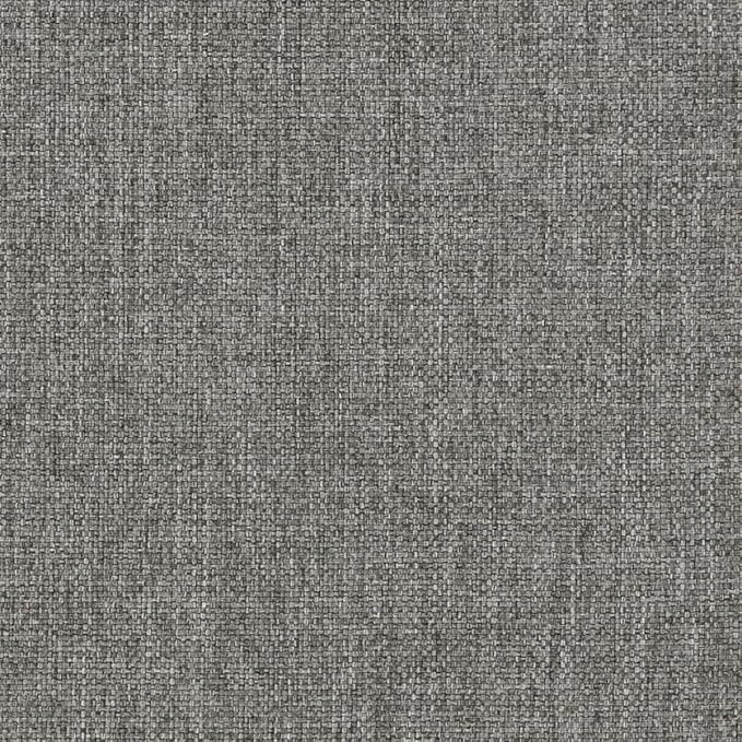 SIMPLIHOME Milltown Large Ottoman Bench - 44 inch Wide Upholstered Linen Look Fabric Rectangle Footstool Ottoman in Parisian Grey, Contemporary Bench for Entryway with Cushioned Seat, Assembled