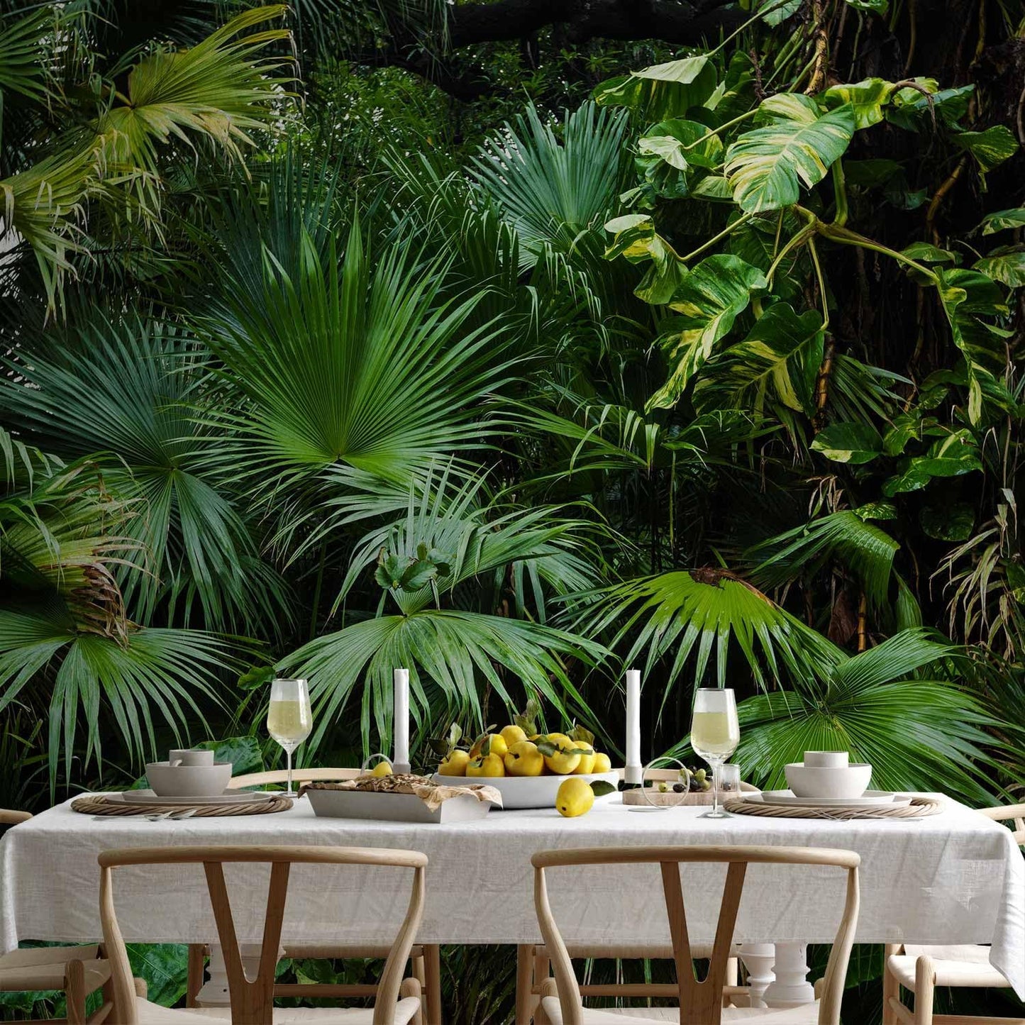 artgeist Premium Wall Mural Tropical 98x69 in - XXL Non-Woven Wallpaper Fleece Wall Decor Photo Print Picture Image Design Home b-B-0312-a-a