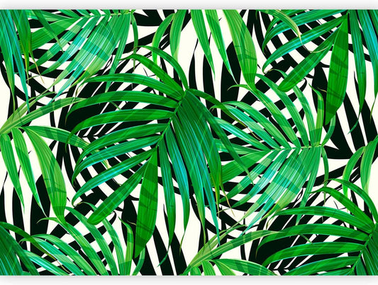 artgeist Wall Mural Tropical 157"x110" XXL Peel and Stick Self-Adhesive Wallpaper Removable Large Sticker Foil Wall Decor Print Picture Image Design