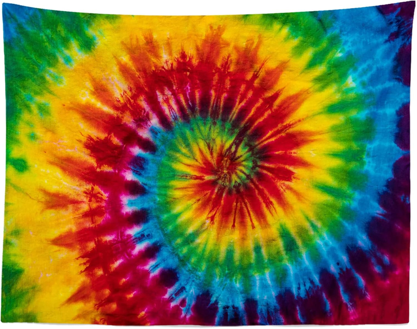 Loccor 15x8ft Tie Dye Tapestry Heart Sign Tie-Dye Abstract Wall Hanging Bedroom Aesthetic Colorful Room Decor Party Backdrop for Bedroom Living Room Dorm Decor （Pattern Painted on Polyester Fabric）