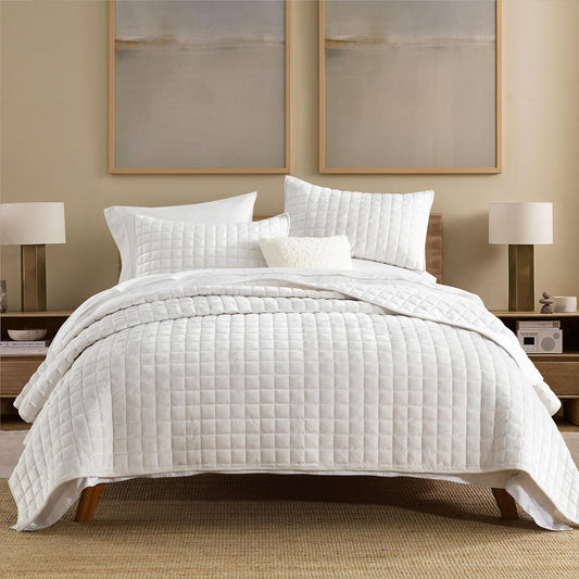 Secgo Twin Comforter Set for Bed - Velvet Quilts Twin Size, Black Bedspreads (68 * 86 Inch) with 2 Pillow Shams, Patchwork Reversible Lightweight Bedding