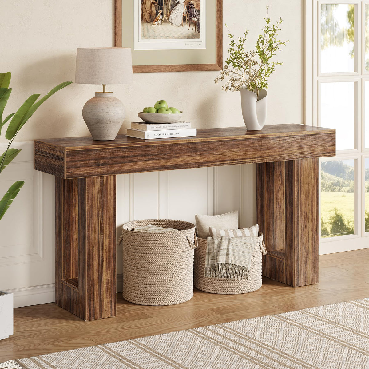 63 Inch Long Console Tables for Entryway