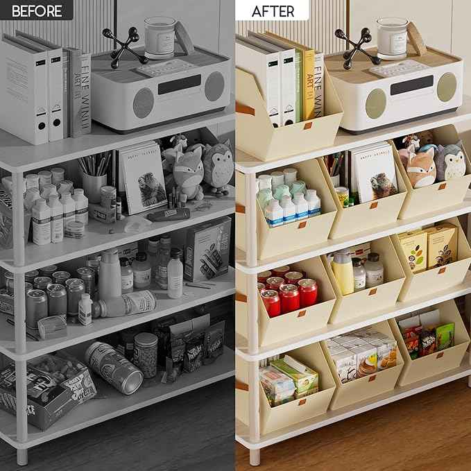 6 Pack Fabric Storage Bins for Organizing 6 Pack Fabric Closet Storage Cubes