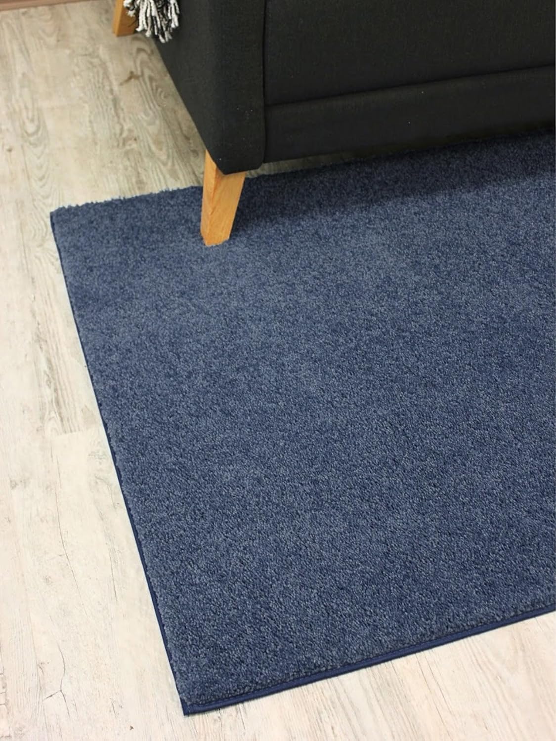 KOECKRITZ Soft and Colorful Kids Classroom Area Rugs (Passes Flammability Pill Test) Many Sizes and Bright Colors to Select from (3' Round, Navy)