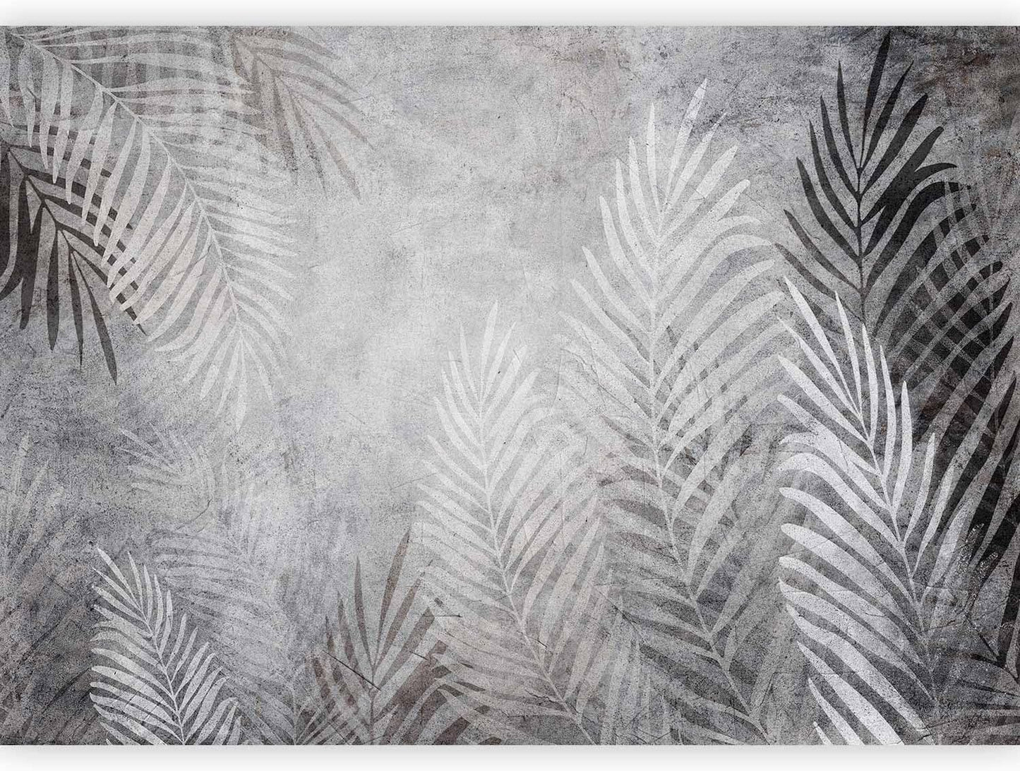 artgeist Wall Mural Leaves 116x83 in - XXL Peel and Stick Self-Adhesive Wallpaper Removable Large Sticker Foil Wall Decor Print Picture Image Design Palm Abstract Nature Botanical b-C-0855-a-a