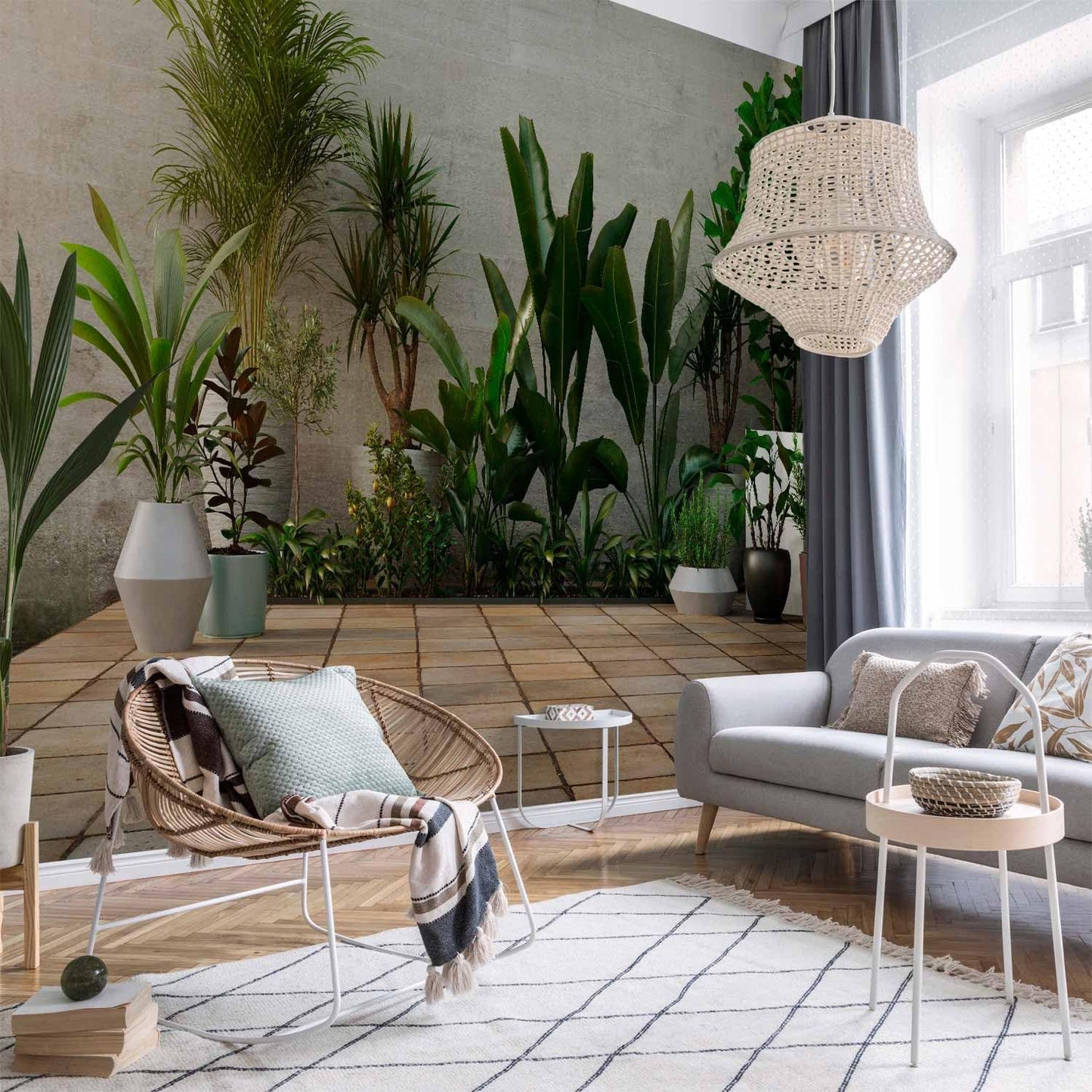artgeist Wall Mural Nature 138x101 in - XXL Non-Woven Wallpaper Fleece Wall Decor Photo Print Picture Image Design Botanics Plants 3D Effect b-B-0600-a-a