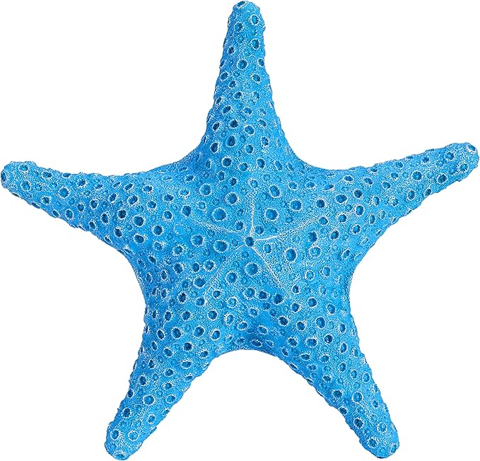 VVGIFTS Blue Ocean Beach Decoration Starfish Resin Wall Hanging Decoration (SkyBlue)