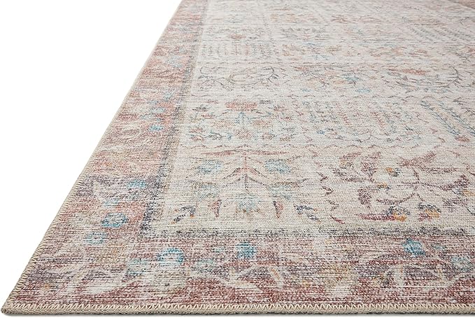 Loloi Rifle Paper Co. Maison Collection MAO-08 Cream 2'-6" x 9'-6", .19" Pile Height, Runner Rug