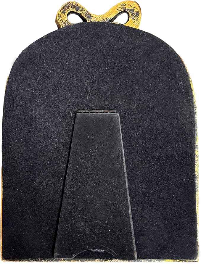 Vintage Carved Resin Desk Mirror 8x6 Inch Decorative Vanity Mirror for Makeup, Dorm, Bedroom & Tabletop Deco