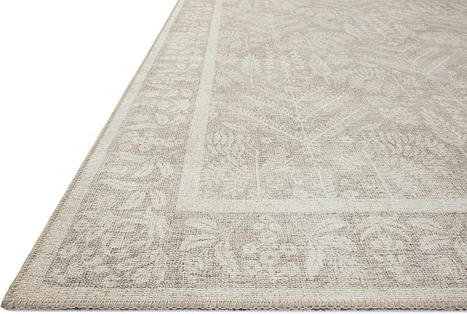 Loloi Rifle Paper Co. Maison Collection MAO-02 Bough Natural 2'-6" x 12'-0", .19" Pile Height, Runner Rug