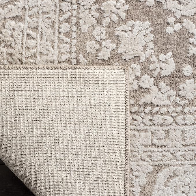 SAFAVIEH Reflection Collection Accent Rug - 2'3" x 4', Beige & Cream, Non-Shedding & Easy Cleaning, Ideal for Entryway, Living Room, Bedroom (RFT668A)