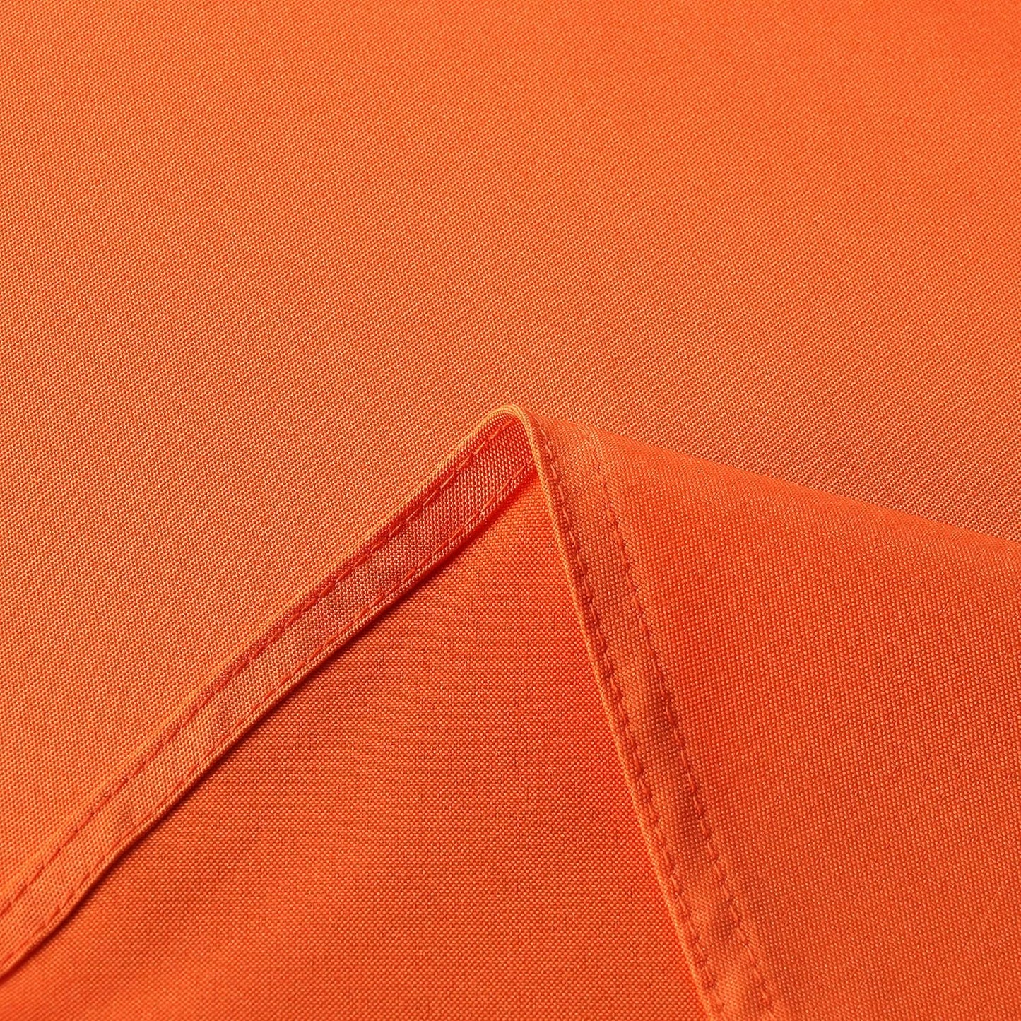 sancua Rectangle Tablecloth - 54 x 108 Inch - Stain and Wrinkle Resistant Washable Polyester Table Cloth, Decorative Fabric Table Cover for Dining Tables, Buffet Parties and Camping, Orange